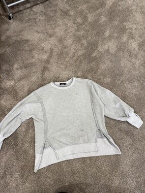 Light Gray Women's Crewneck Sweatshirt